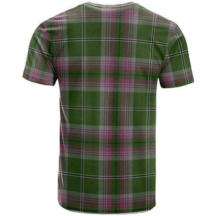 Scottish Gray Clan Crest Tartan T-Shirt Back Side Tartan Plaid