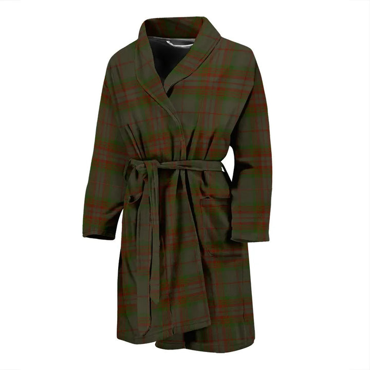 Scottish Gray Clan Tartan Bathrobe 1