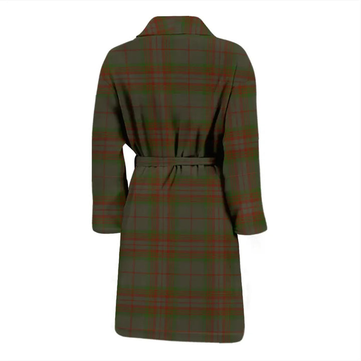 Scottish Gray Clan Tartan Bathrobe 2