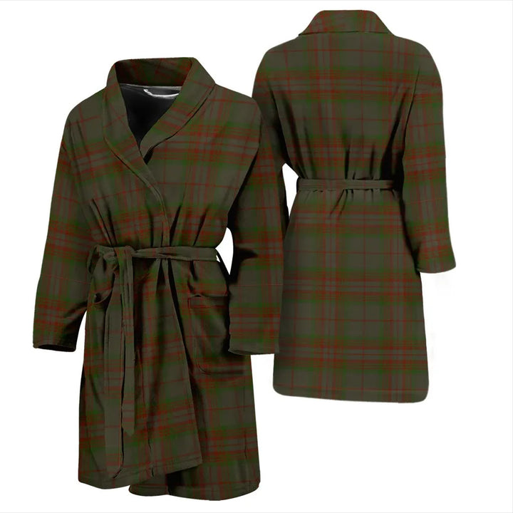 Scottish Gray Clan Tartan Bathrobe 3
