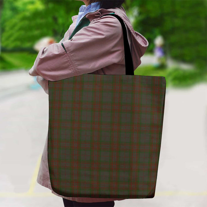 Scottish Gray Clan Tartan Canvas Bag With Shoulder Strap Tartan Plaid 2