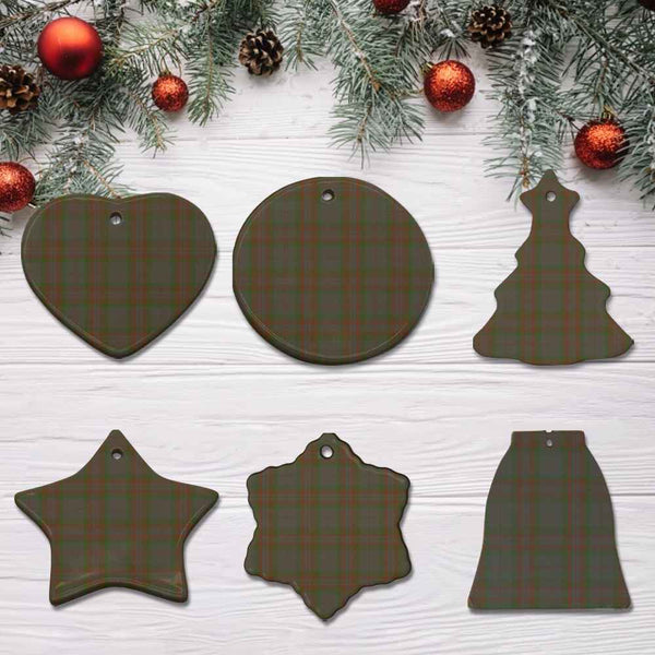 Scottish Gray Clan Tartan Ceramic Ornament All Tartan Plaid
