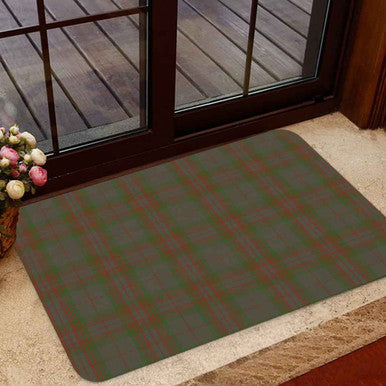 Scottish Gray Clan Tartan Door Mat Tartan Plaid 1