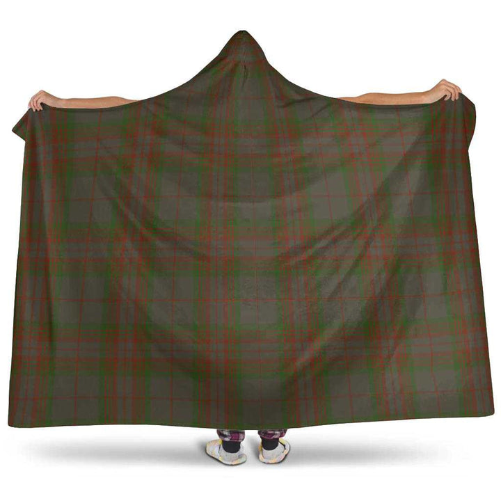 Scottish Gray Clan Tartan Hooded Blanket Tartan Plaid 1