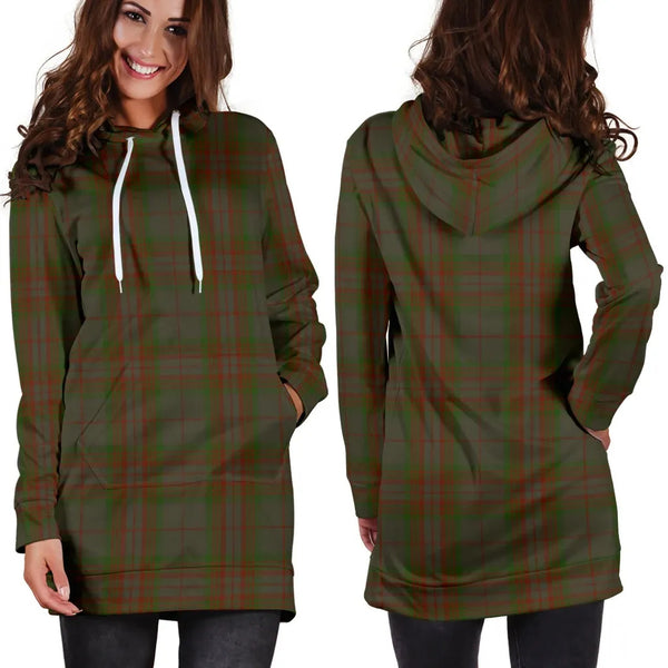 Scottish Gray Clan Tartan Hoodie Dress