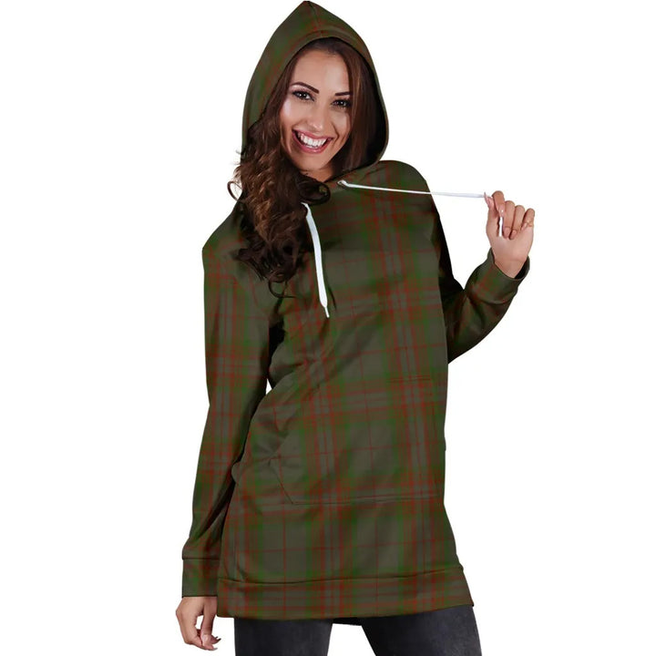 Scottish Gray Clan Tartan Hoodie Dress