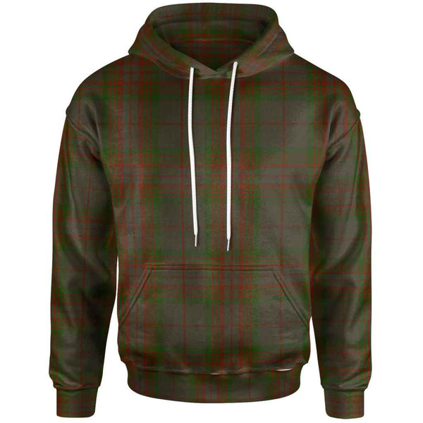 Scottish Gray Clan Tartan Hoodie Front Side Tartan Plaid