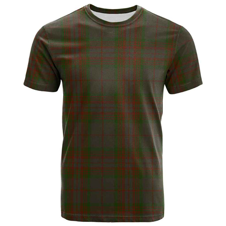 Scottish Gray Clan Tartan T-Shirt Front Side Tartan Plaid