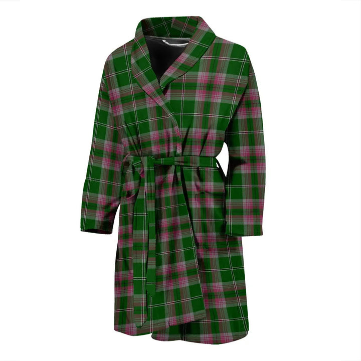 Scottish Gray Hunting Clan Tartan Bathrobe 1