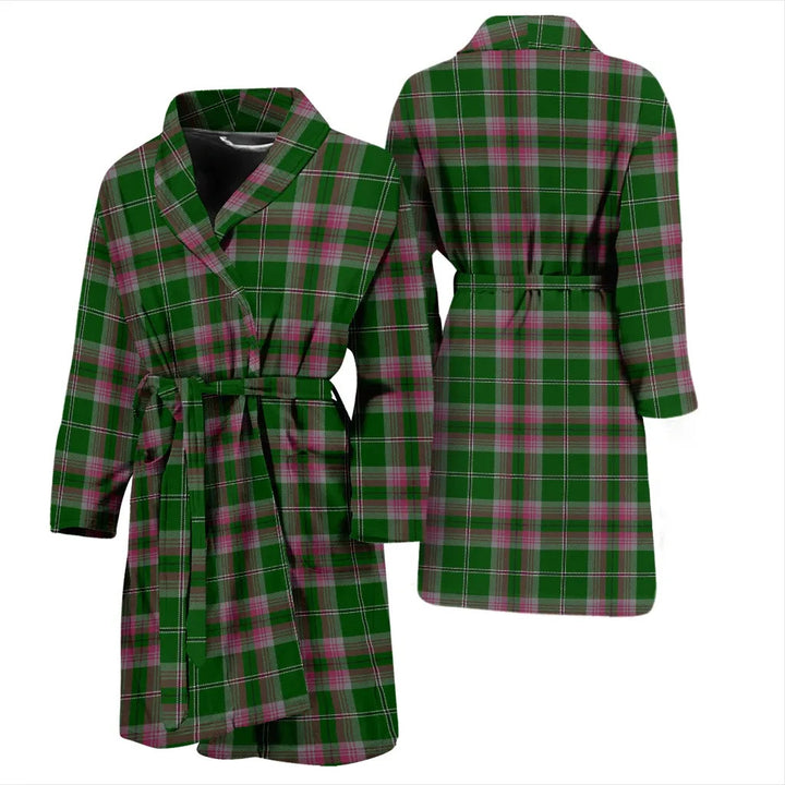 Scottish Gray Hunting Clan Tartan Bathrobe 3