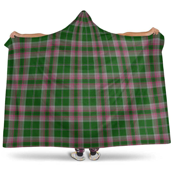 Scottish Gray Hunting Clan Tartan Hooded Blanket Tartan Plaid 1