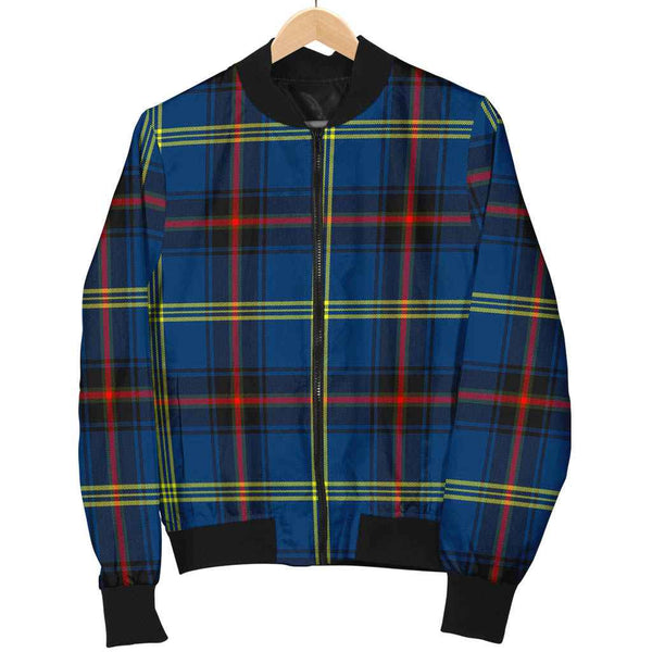 Scottish Grewar Clan Tartan Bomber Jacket Tartan Plaid 1