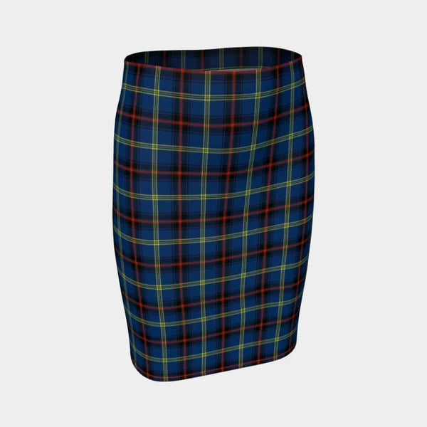 Scottish Grewar Clan Tartan Fitted Skirt Tartan Plaid 1