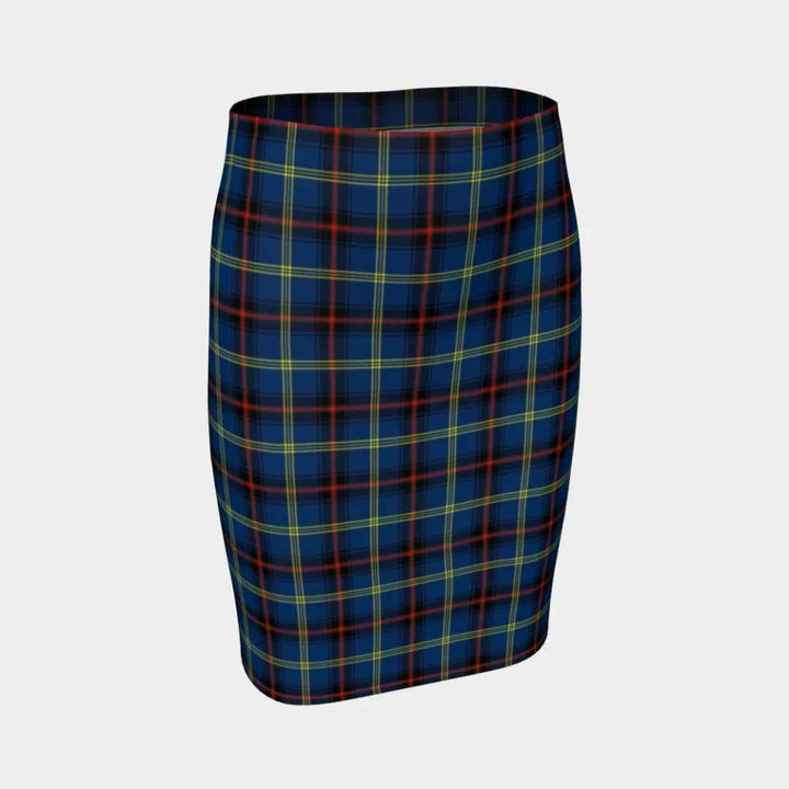 Scottish Grewar Clan Tartan Fitted Skirt Tartan Plaid 1