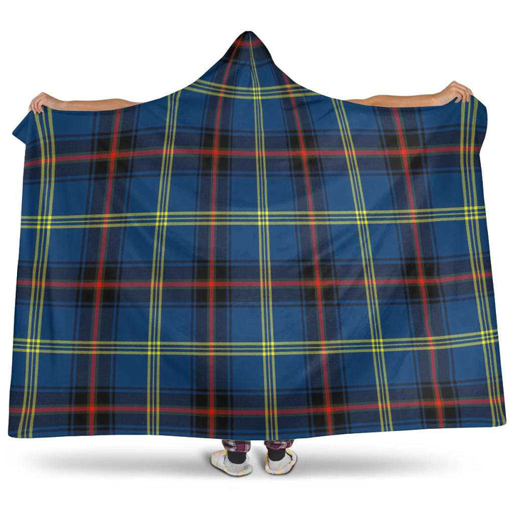 Scottish Grewar Clan Tartan Hooded Blanket Tartan Plaid 1