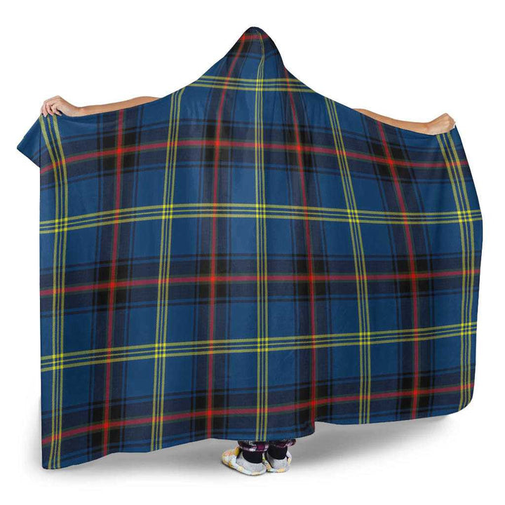 Scottish Grewar Clan Tartan Hooded Blanket Tartan Plaid 2