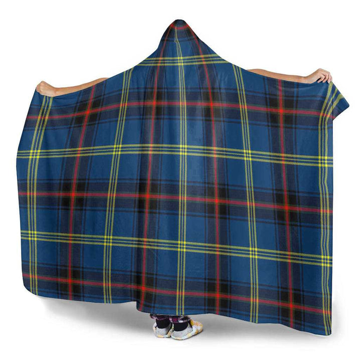 Scottish Grewar Clan Tartan Hooded Blanket Tartan Plaid 3