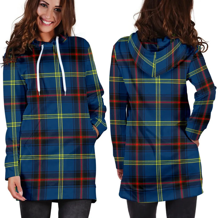 Scottish Grewar Clan Tartan Hoodie Dress