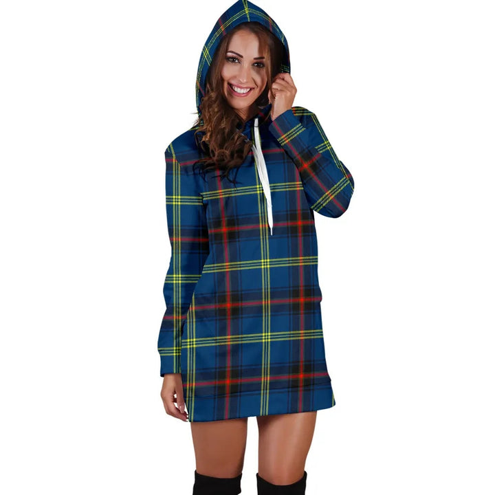 Scottish Grewar Clan Tartan Hoodie Dress