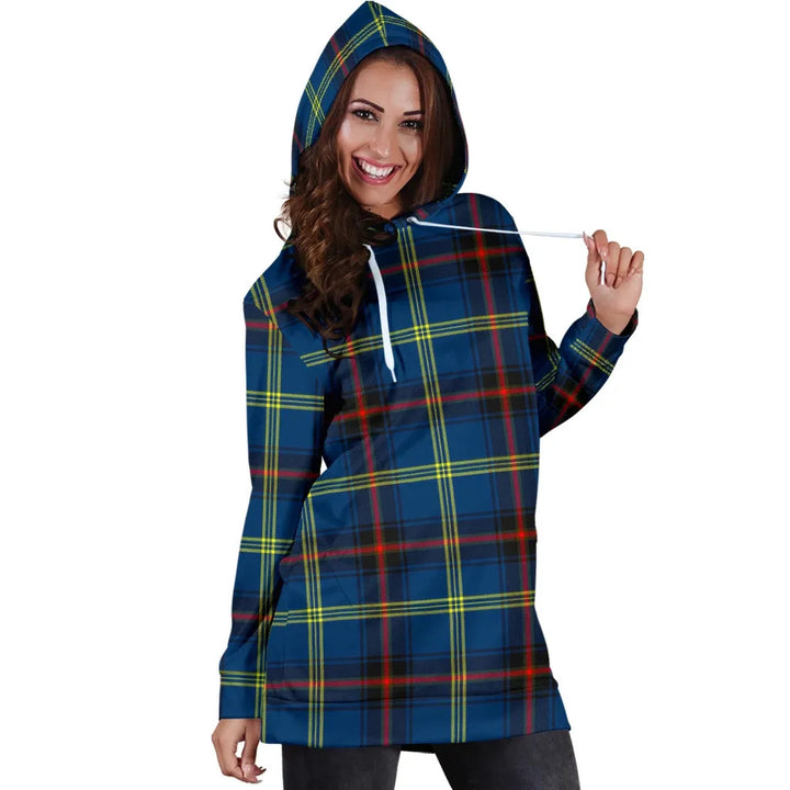 Scottish Grewar Clan Tartan Hoodie Dress