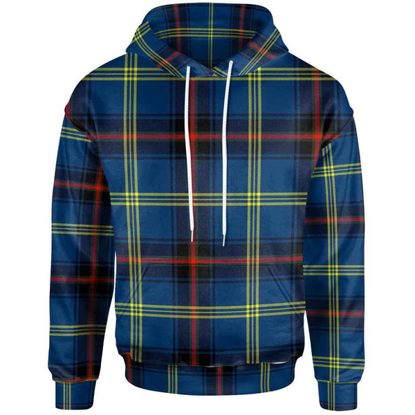 Scottish Grewar Clan Tartan Hoodie Front Side Tartan Plaid