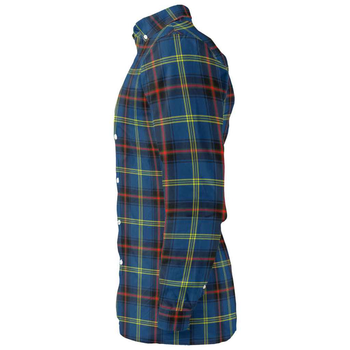 Scottish Grewar Clan Tartan Long Sleeve Shirt Tartan Plaid