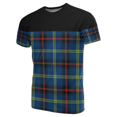 Scottish Grewar Clan Tartan T-Shirt Horizontal Style Front Side Tartan Plaid