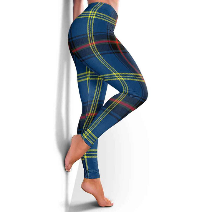 Scottish Grewar Clan Tartan Women Leggings Tartan Plaid 4