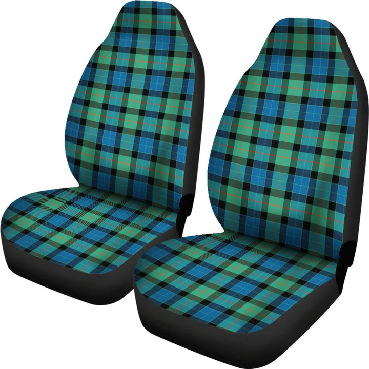 Scottish Gunn Ancient Clan Tartan Car Seat Covers 1