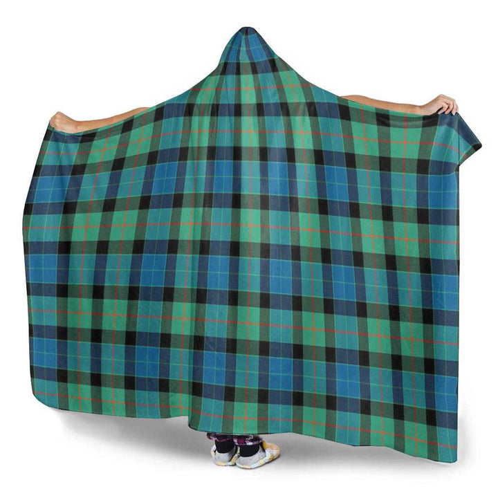 Scottish Gunn Ancient Clan Tartan Hooded Blanket Tartan Plaid 3
