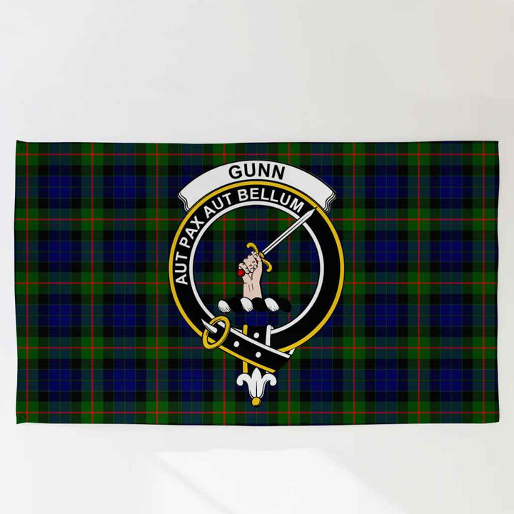 Scottish Gunn Clan Crest Tartan Flag Parade Tartan Plaid 3