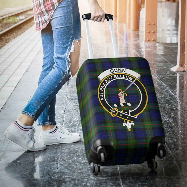 Scottish Gunn Clan Crest Tartan Luggage Cover Tartan Plaid 3