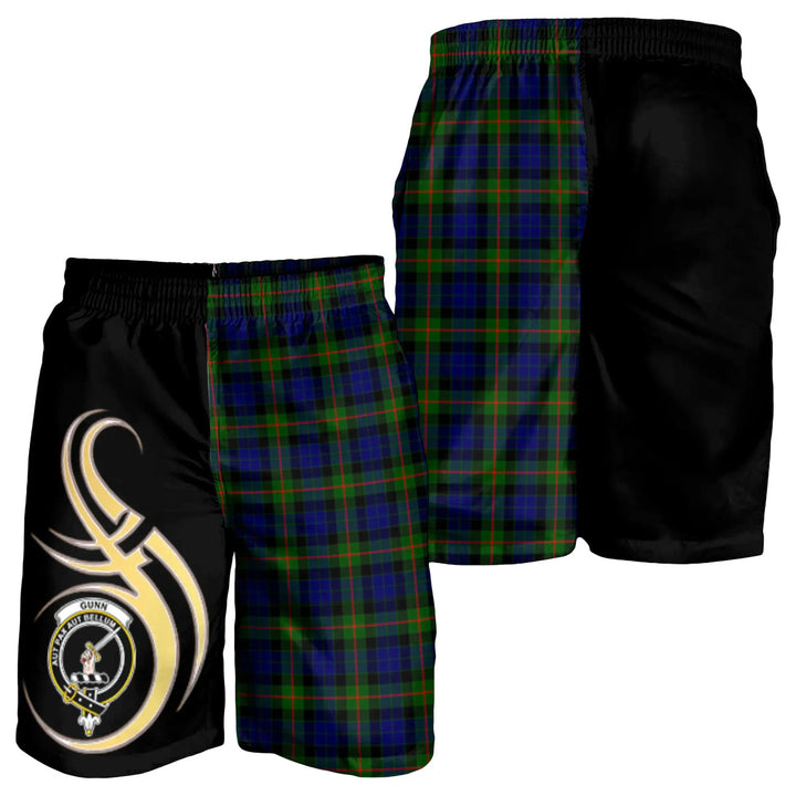 Scottish Gunn Modern Clan Crest Tartan Believe in Me Men's Shorts