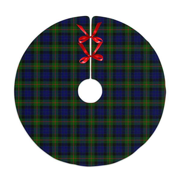 Scottish Gunn Modern Clan Tartan Christmas Tree Skirt No Tassels 1 Tartan Plaid
