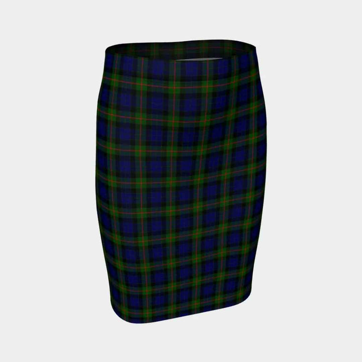 Scottish Gunn Modern Clan Tartan Fitted Skirt Tartan Plaid 1