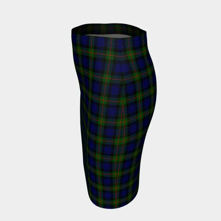 Scottish Gunn Modern Clan Tartan Fitted Skirt Tartan Plaid 2