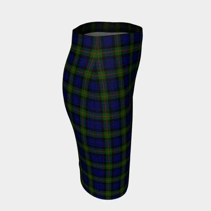 Scottish Gunn Modern Clan Tartan Fitted Skirt Tartan Plaid 3