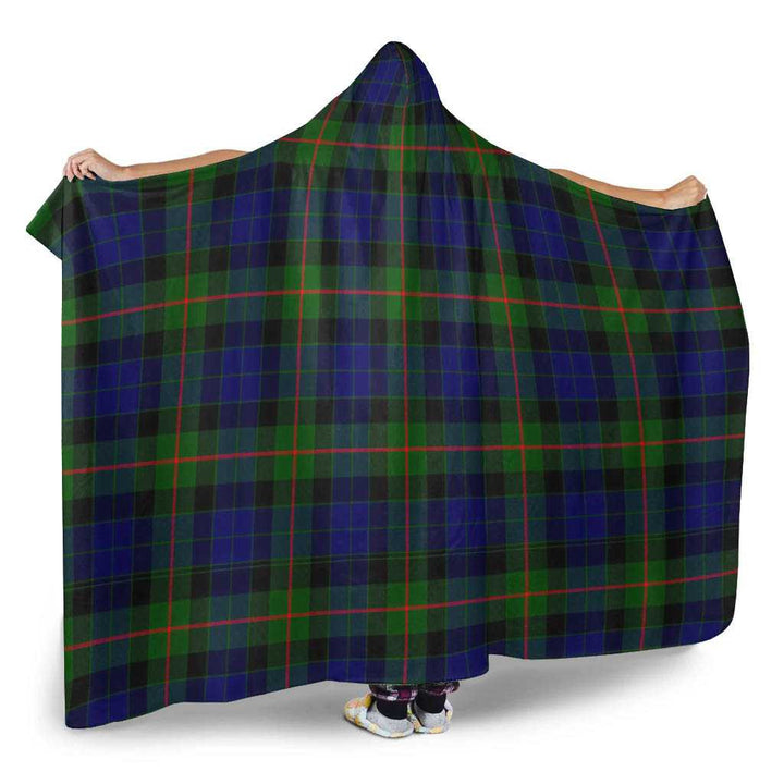 Scottish Gunn Modern Clan Tartan Hooded Blanket Tartan Plaid 2