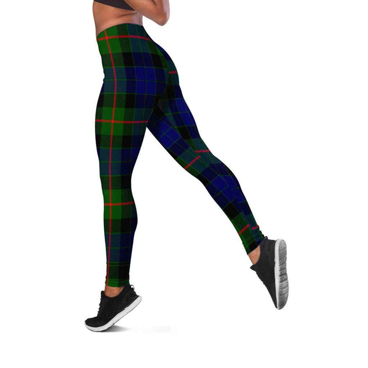 Scottish Gunn Modern Clan Tartan Women Leggings Tartan Plaid 2