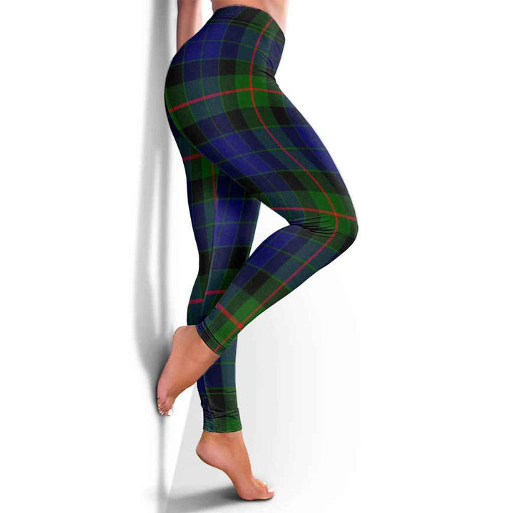 Scottish Gunn Modern Clan Tartan Women Leggings Tartan Plaid 4