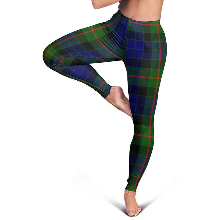 Scottish Gunn Modern Clan Tartan Women Leggings Tartan Plaid 5
