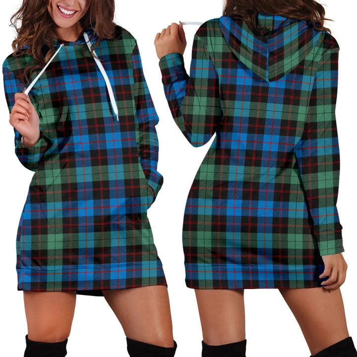 Scottish Guthrie Ancient Clan Tartan Hoodie Dress