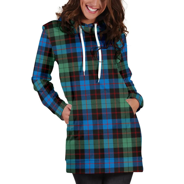 Scottish Guthrie Ancient Clan Tartan Hoodie Dress