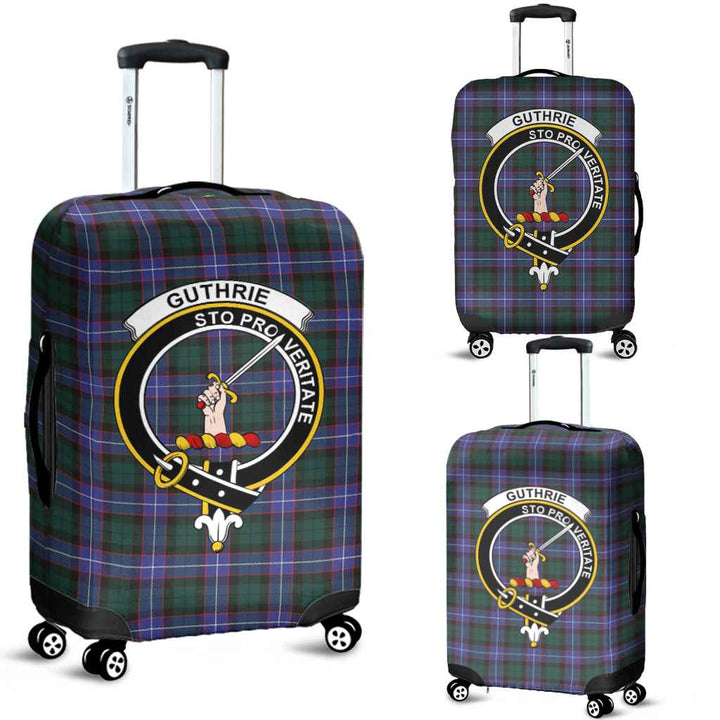 Scottish Guthrie Clan Crest Tartan Luggage Cover Tartan Plaid 1