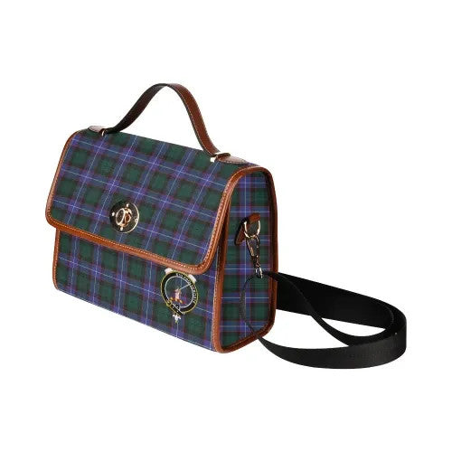 Scottish Guthrie Clan Crest Tartan Waterproof Canvas Bag Tartan Plaid 4