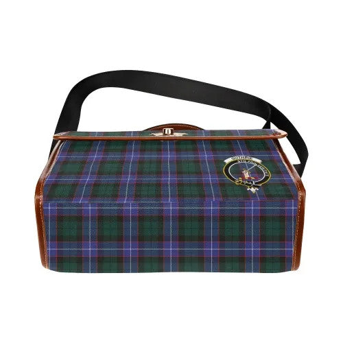 Scottish Guthrie Clan Crest Tartan Waterproof Canvas Bag Tartan Plaid 5