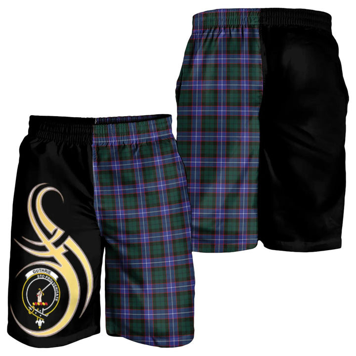 Scottish Guthrie Modern Clan Crest Tartan Believe in Me Men's Shorts