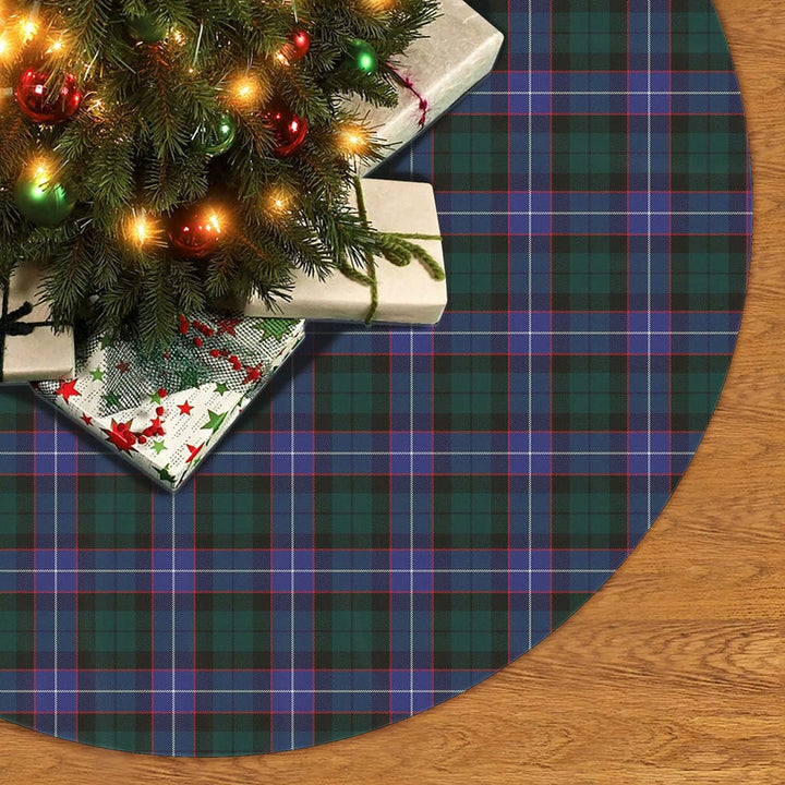 Scottish Guthrie Modern Clan Tartan Christmas Tree Skirt No Tassels 2 Tartan Plaid