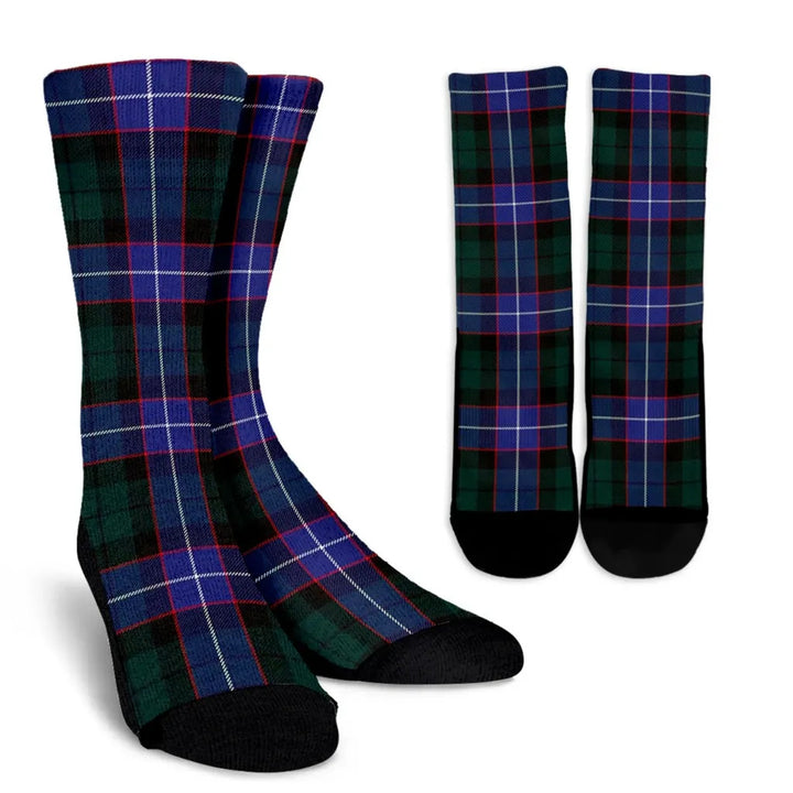 Scottish Guthrie Modern Clan Tartan Crew Socks
