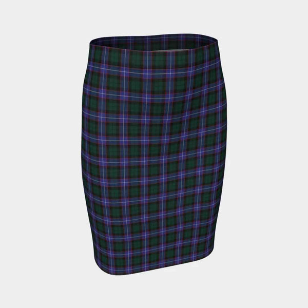 Scottish Guthrie Modern Clan Tartan Fitted Skirt Tartan Plaid 1